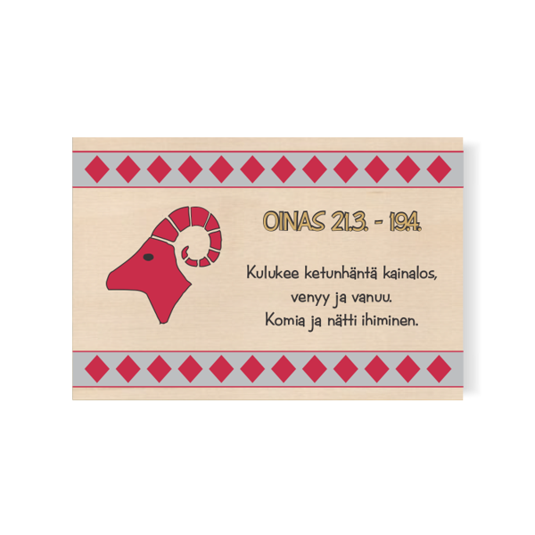 oinas horoskooppimagneetti pohjalainen