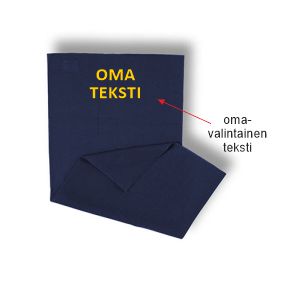 Putkihuivi omalla tekstillä