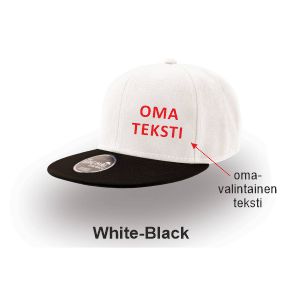 Lippalakki Snap Back oma teksti