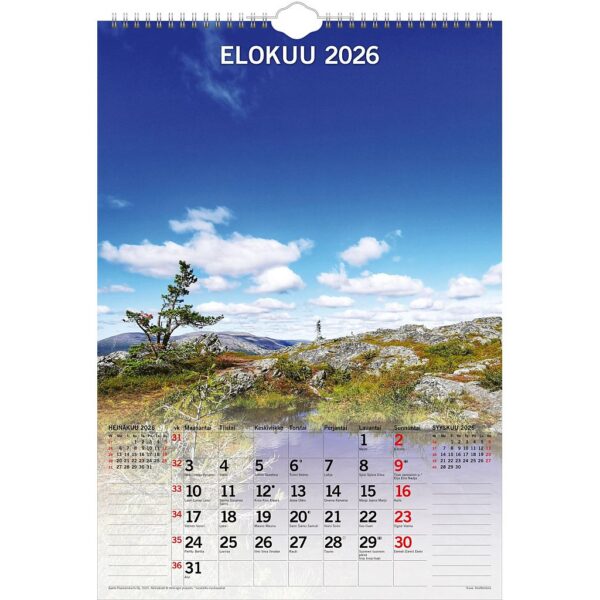 Isomaisemakalenteri 2026